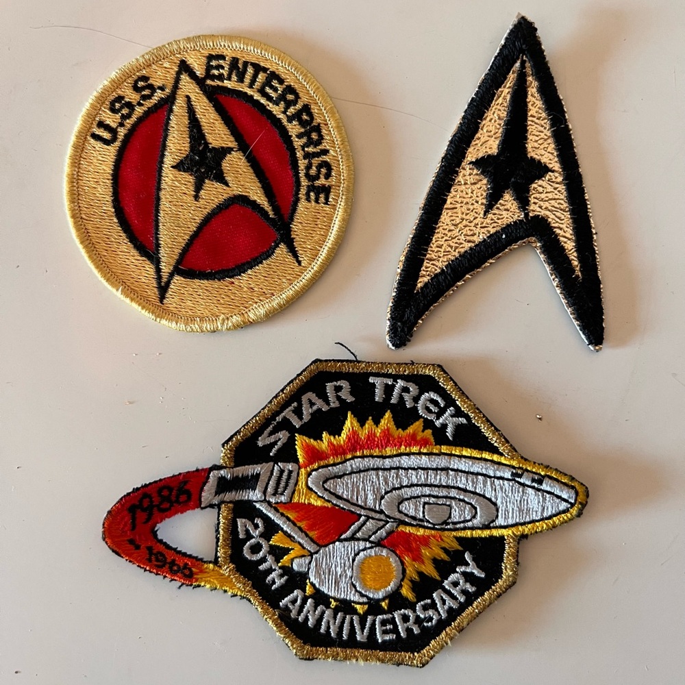 Star Trek Embroidered Patches Set
